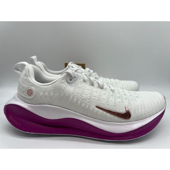 Nike ReactX Infinity Run 4 White Hot Fuchsia DR2670 108 Women’s Size 9.5 - Picture 1 of 12